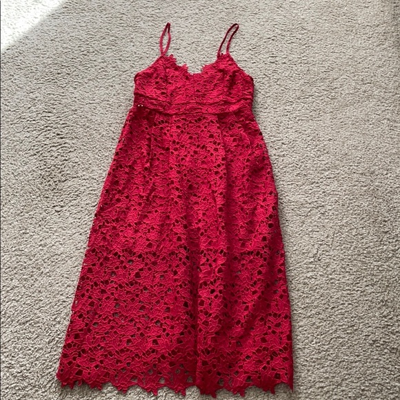 SOLD NWOT ASTR the Label lace a line midi dress - Picture 7 of 10